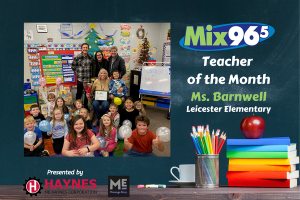 December Teacher of the Month