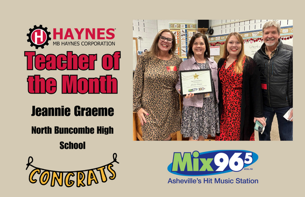 M.B. Haynes Teacher of the Month February 2024