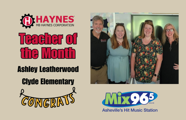 M. B. Haynes Teacher of the Month May 2024